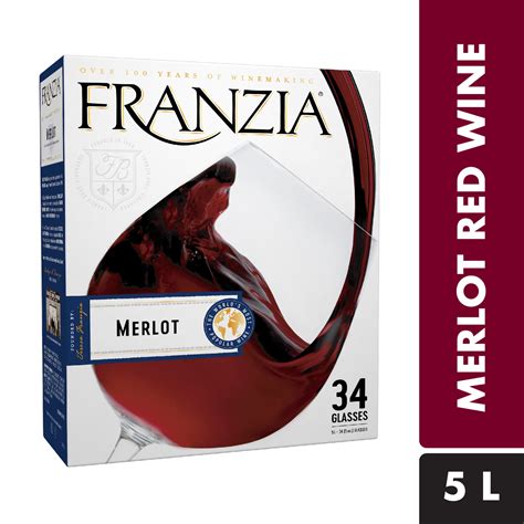 Franzia Merlot Red Wine, 5 Liter - Walmart.com