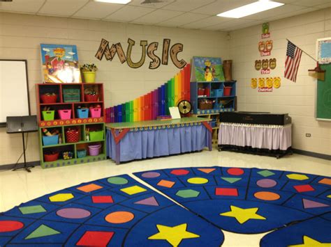 Music classroom- I like the solo-quartet plates, the keyboard skirt, the carpet and the ...