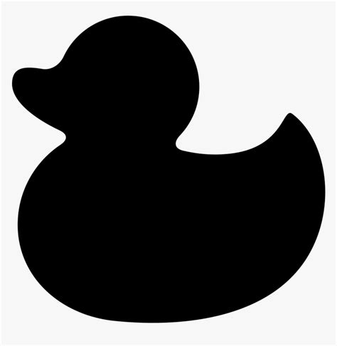 Big Rubber Ducky - Rubber Duck Silhouette Clip Art, HD Png Download ...