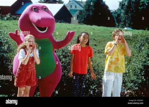 BARNEY'S GREAT ADVENTURE, (aka BARNEY'S GREAT ADVENTURE: THE MOVIE), from left: Diana Rice ...