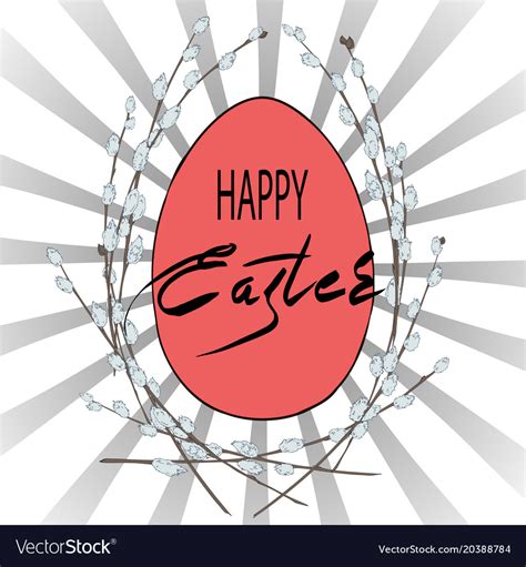 Easter holiday card Royalty Free Vector Image - VectorStock