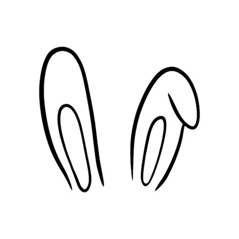 Bunny ear whiskers Vectors & Illustrations for Free Download | Freepik