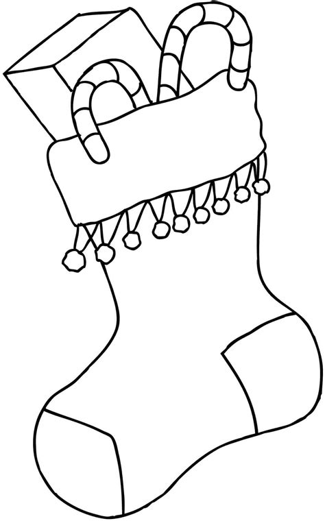 Christmas Stocking Coloring Pages - Best Coloring Pages For Kids