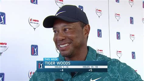 Tiger Woods’ interview after Round 2 of Hero