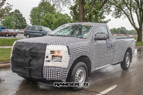 First Look: 2023 Ford Ranger Single Cab Spied in LHD Riding on Steelies ...