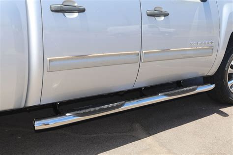 2001-2014 Silverado/Sierra Crew Cab 5" Wide S/S Steps - Truck Access Plus