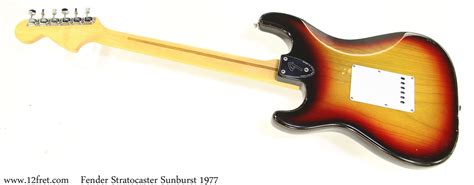 Fender Stratocaster Sunburst 1977 | The Twelfth Fret