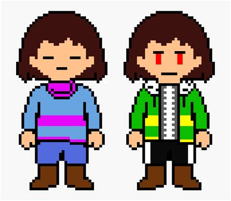 Storyshift Chara Pixel Art Maker, HD Png Download , Transparent Png Image - PNGitem