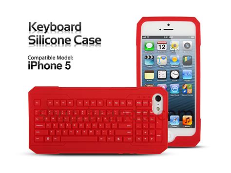 iPhone 5 / 5s / SE Keyboard Silicone Case