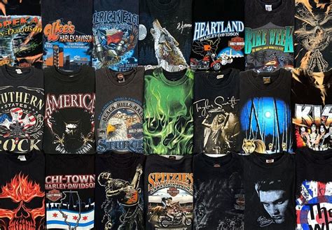 Vintage T-shirts Harley Davidson T-shirts Rock Band - Etsy