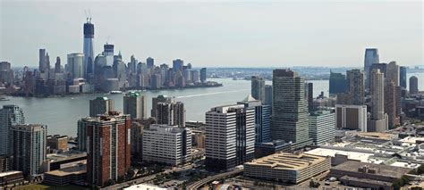 Jersey City waterfront | Aerial view, San francisco skyline, New york skyline