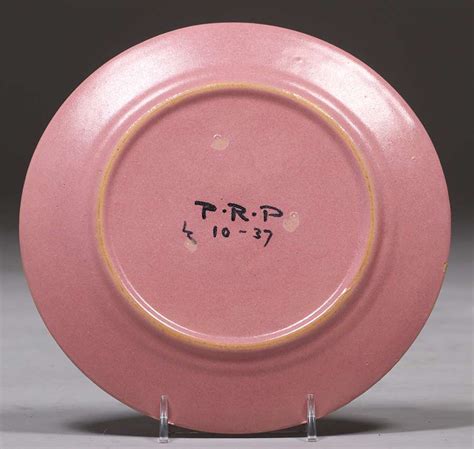 Paul Revere Pottery Lili Shapiro Motto Plate 1937 | California ...