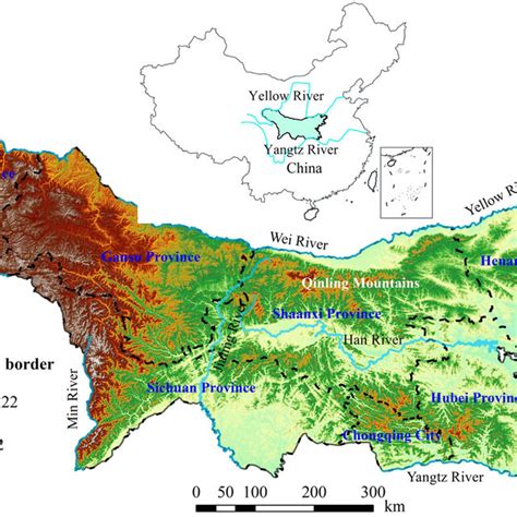 The Qinling Mountains ranges. | Download Scientific Diagram