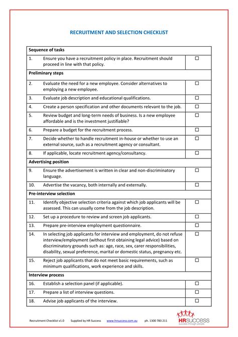 Hiring Employees Checklist - 10+ Examples, Format, How to Maximize, Pdf