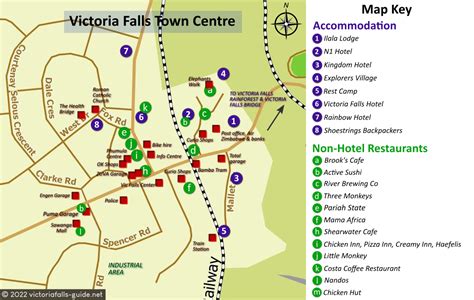 Map Victoria Falls