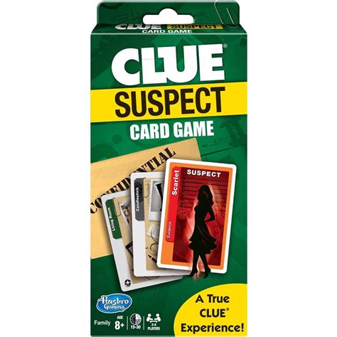 Clue Suspect Card Game - Toy Sense