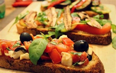 Comida vegetariana rapida|Bruschettas de Antipasto - Chicastrendy