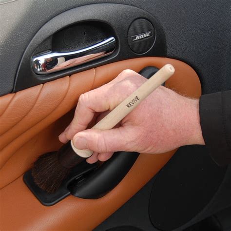 Luxury Car Interior Detail Cleaning Brush Set By Revive Auto Apothecary