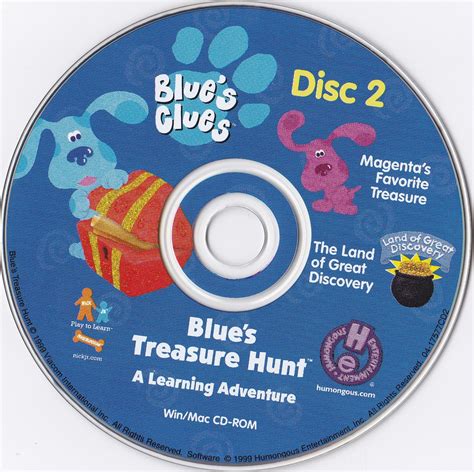 Blue's Clues: Blue's Treasure Hunt (Humongous Entertainment) (1999 ...