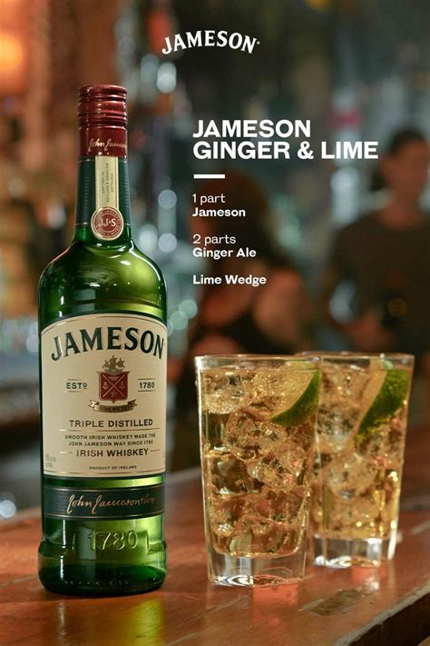 Summer Classic: Jameson, Ginger & Lime | Drinks alcohol recipes, Jameson whiskey drinks, Alcohol ...