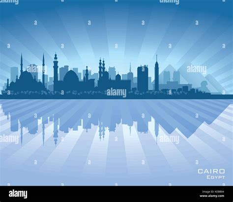 Cairo Egypt city skyline silhouette Vector illustration Stock Vector Image & Art - Alamy