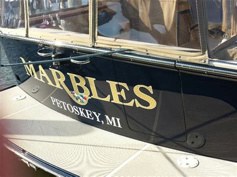 Custom Boat Graphics | Vinyl Boat Lettering | Custom Boat Lettering