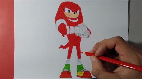 Dibujando a Knuckles, Sonic Boom, Drawing Knuckles