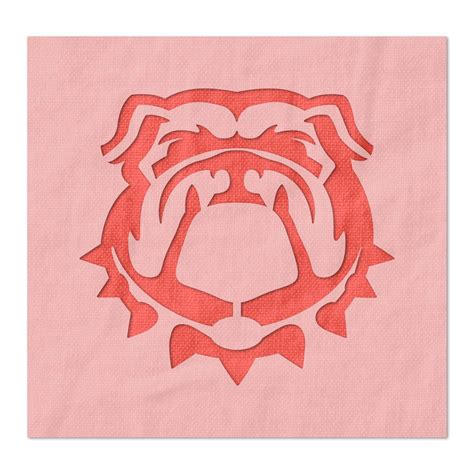 Bulldog Pumpkin Stencil