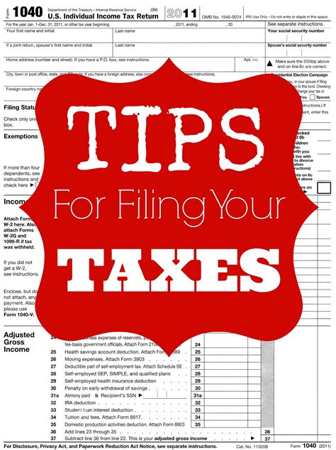 Tax Filing Tips for Saving Money on your Taxes