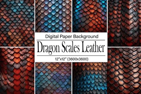 Dragon Scales Leather Graphic by Wow Art · Creative Fabrica