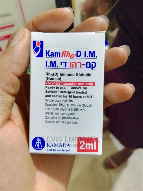 Rhogam Injection (Original) in Lekki - Vitamins & Supplements, Levis Emmatex Ventures | Jiji.ng