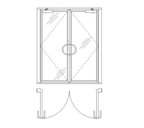 Sliding Door Elevation Drawing at PaintingValley.com | Explore collection of Sliding Door ...