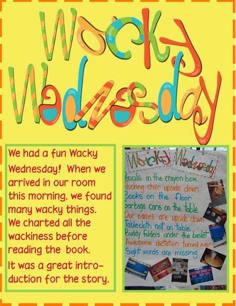 Golden Gang Kindergarten: Dr. Seuss- Wacky Wednesday