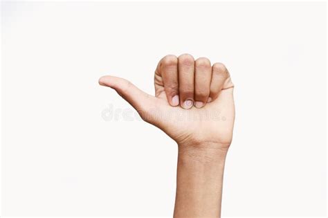 Male Left Hand Showing Thumbs Up Symbol Stock Image - Image of adult, nose: 270559509