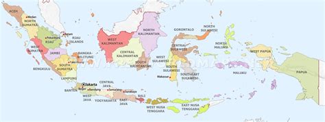 Map Of Indonesian Islands