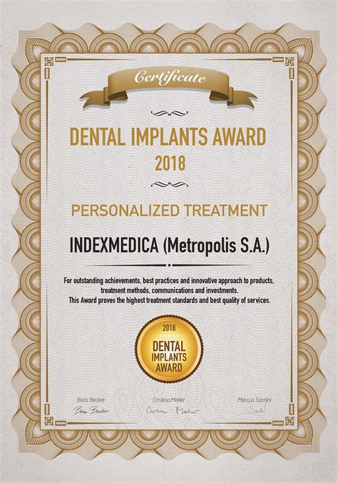 Certificates and references - Dental Clinic Abroad - Dental treatment Krakow, Poland - Index ...