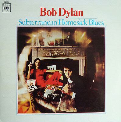 Bob Dylan..Subterranean Homesick Blues. Iconic Album Cover Poster ...