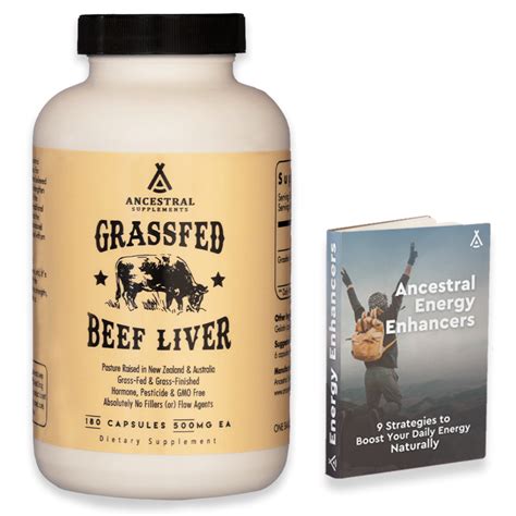 Grass Fed Beef Liver Supplement - Ancestral Supplements