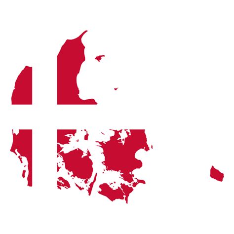 Denmark Map Flag | Free SVG