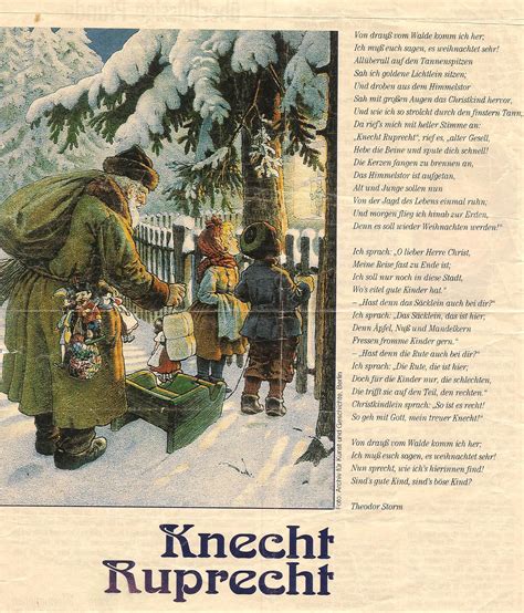 Knecht Ruprecht - I LOVE IT... | Vintage christmas cards, Christmas art ...