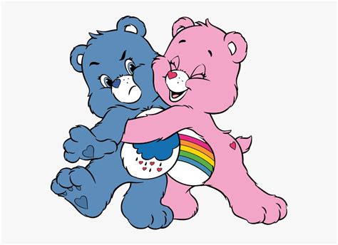 Transparent Caring Clipart - Bear Cartoon Hugs , Free Transparent Clipart - ClipartKey