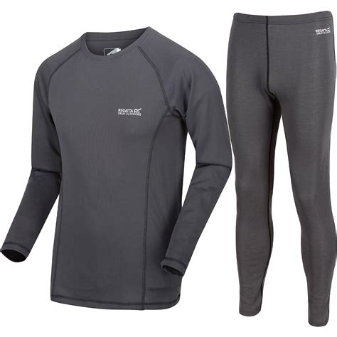 Regatta Mens Bamley Thermal Base Layers (Ash)