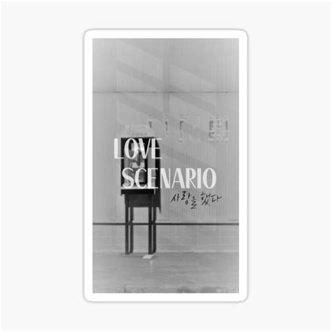 "IKON - LOVE SCENARIO" Sticker for Sale by Maely | Redbubble