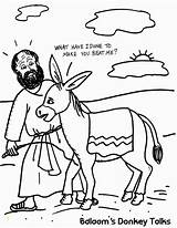 Balaams Donkey Colouring Pages Page 2 Sketch Coloring sketch template