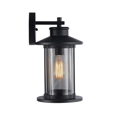 CHLOE Lighting, Inc CHLOE Lighting CRICHTON Transitional Black 1 Light Outdoor Wall Sconce 14" Tall