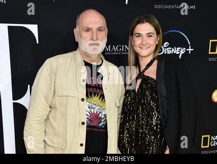 Chef Jose Andres, left, and daughter Carlota Andres attend the premiere of "We Feed People" at ...