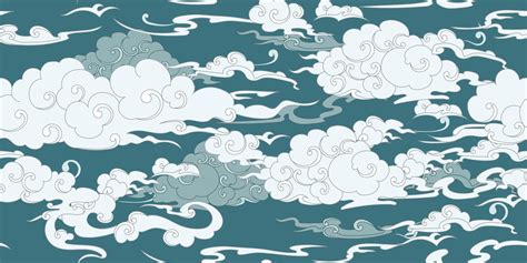 Rainy Clouds Wallpaper 814 Removable Wallpaper Temporary - Etsy