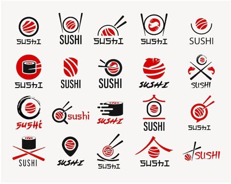 Premium Vector | Japanese sushi seafood logo design inspiration