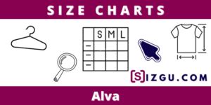 Alva Size Charts » SIZGU.com