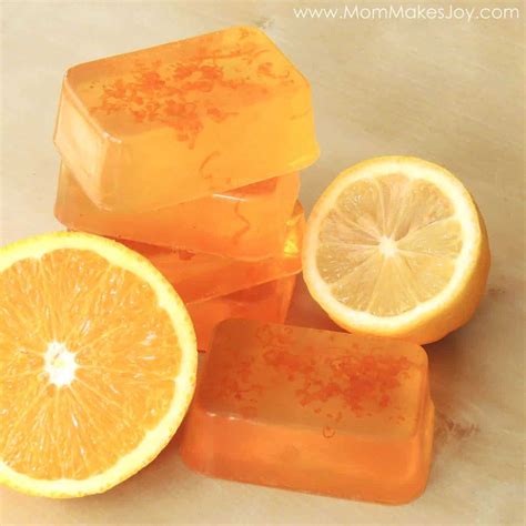 Orange Zest Lemon Soap Tutorial - Mom Makes Joy